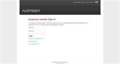 Desktop Screenshot of installer.audyssey.com